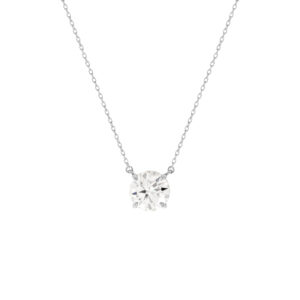 COLAR PONTO DE LUZ MOISSANITE PRATA 925